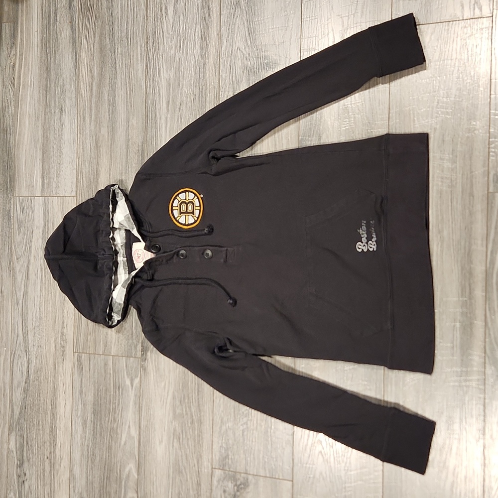 '47 Boston Bruins Girls sz S Sweatshirt w/hoodie front pouch good condition